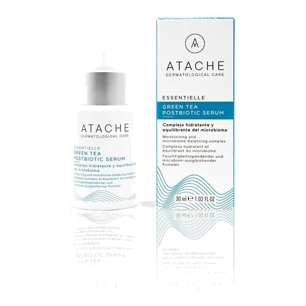 Essentielle Green Tea Postbiotic Serum Atache — сироватка з зеленим чаєм та постбіотиками