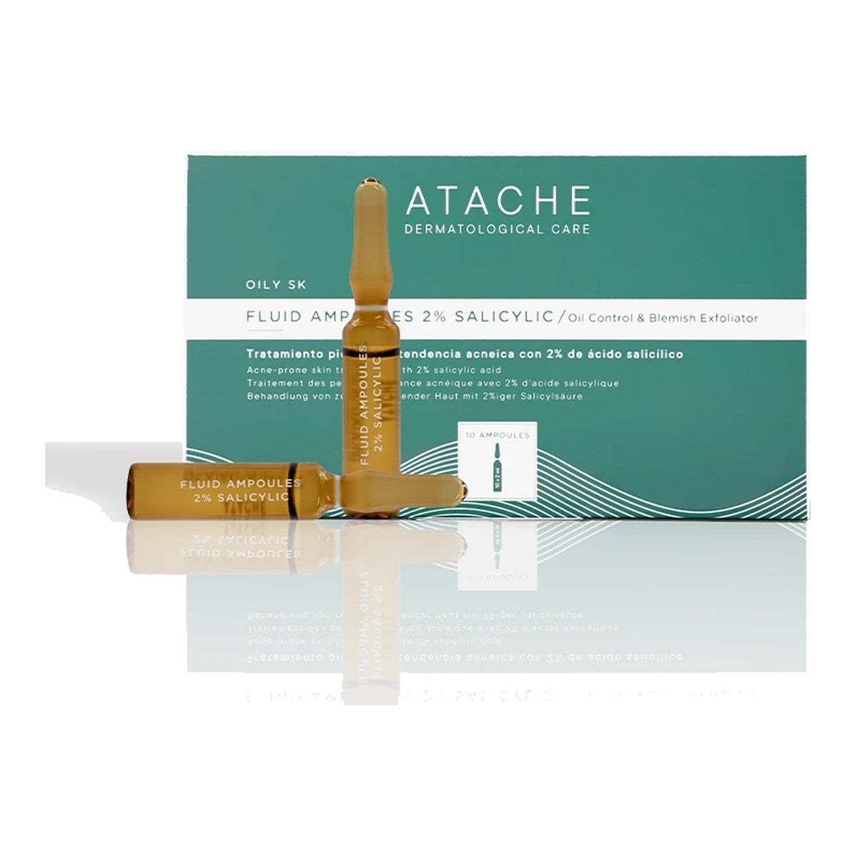 Oily SK Fluid Ampoules 2% Salicylic Atache — себорегулювальні ампули