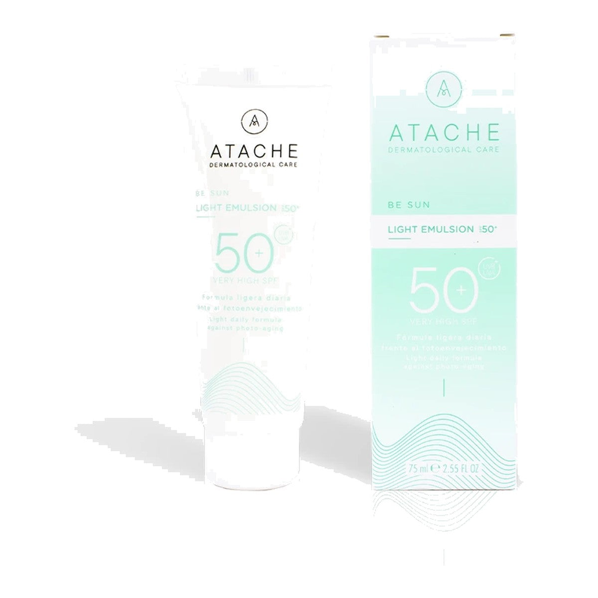 BE SUN Light Emulsion SPF 50+ Atache — сонцезахисний флюїд