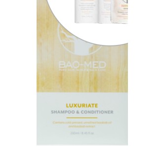Подарунковий набір Luxuriate Mediceuticals — шампунь, кондиціонер, маска