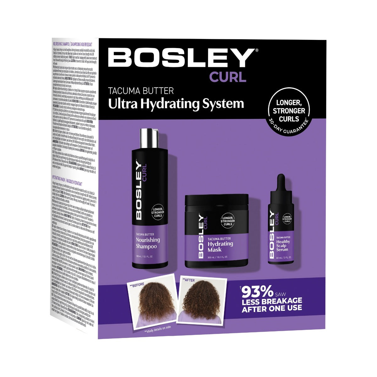 CURL Bosley MD — набір проти стоншення та випадіння кучерявого волосся