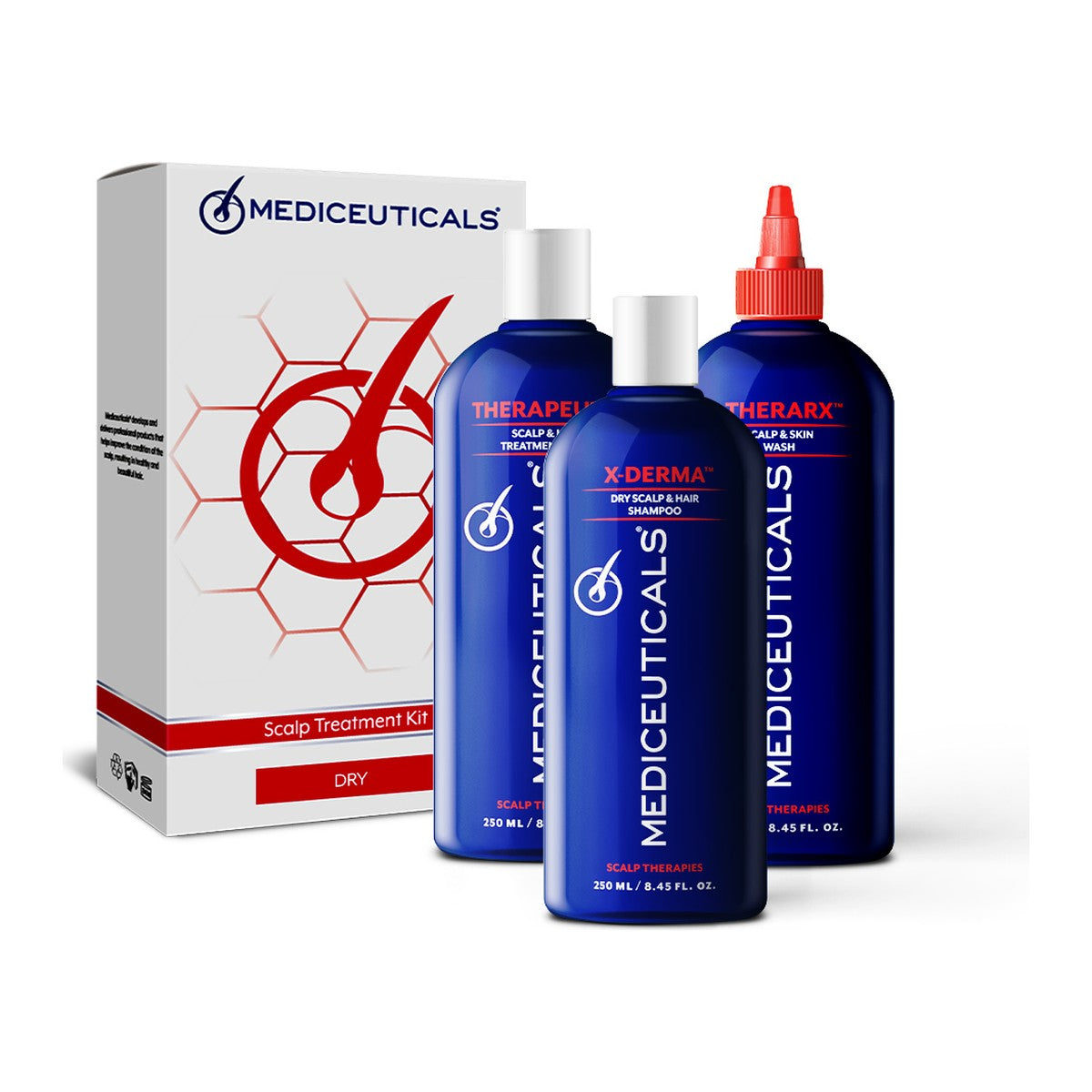 Набір для сухої шкіри голови Mediceuticals — X-Derma, Therapeutic, TheraRX