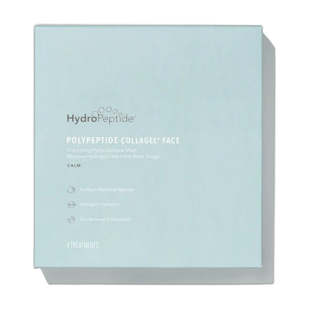 Polypeptide Collagel Mask for Face 4 Pack HydroPeptide — гідрогелева маска проти зморшок для обличчя