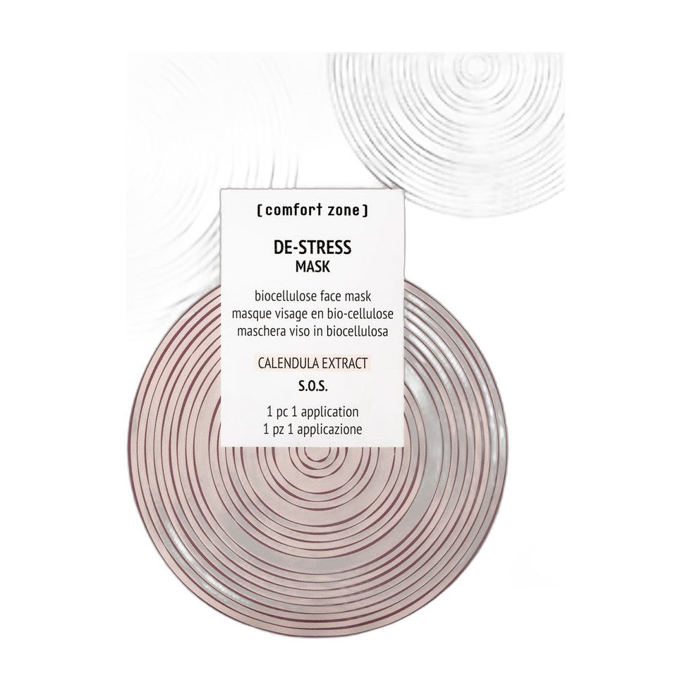 De-Stress Mask Comfort Zone — біоцеллюлозна маска антистрес