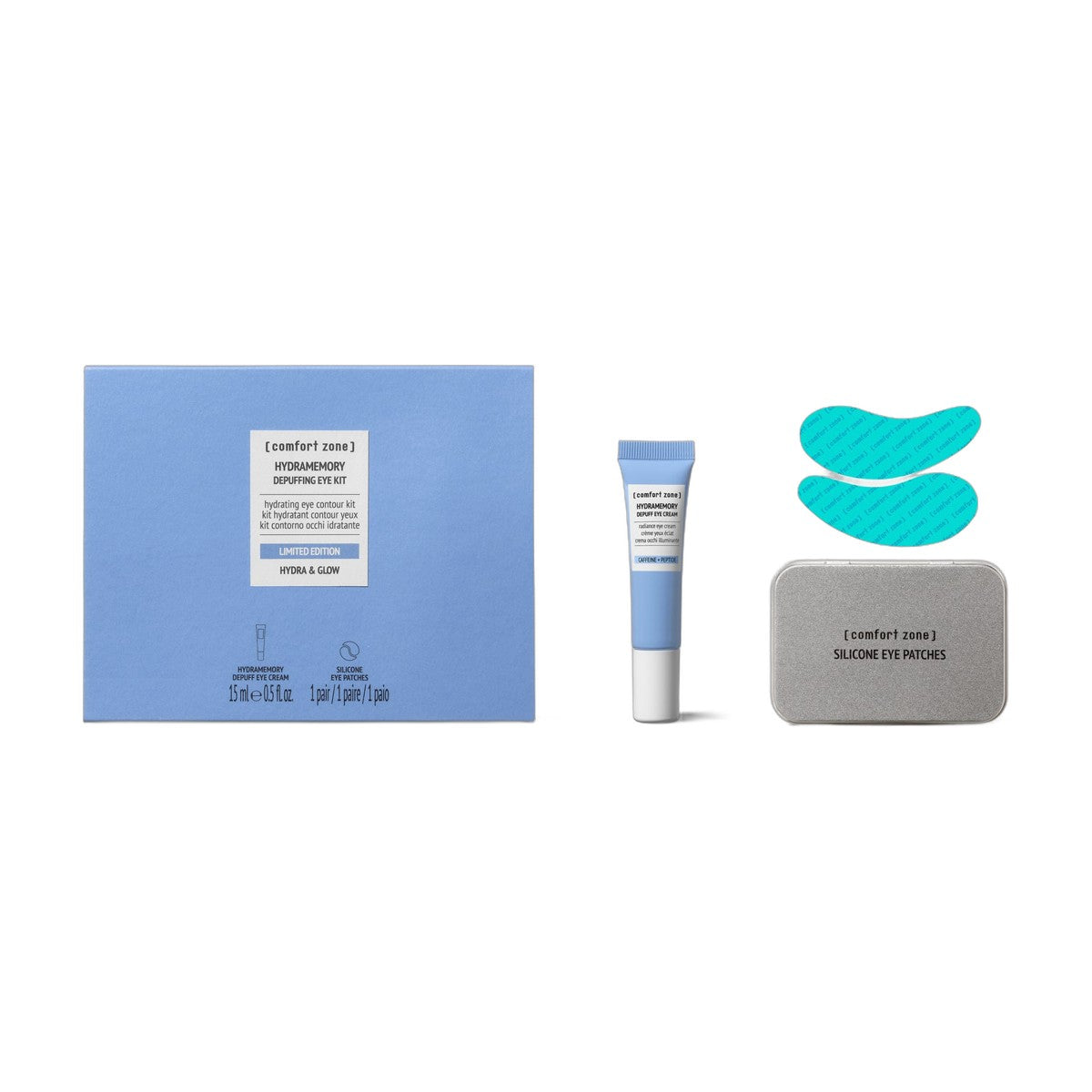 Hydramemory Depuffing Eye Kit Comfort Zone — набір від набряків для ділянки навколо очей