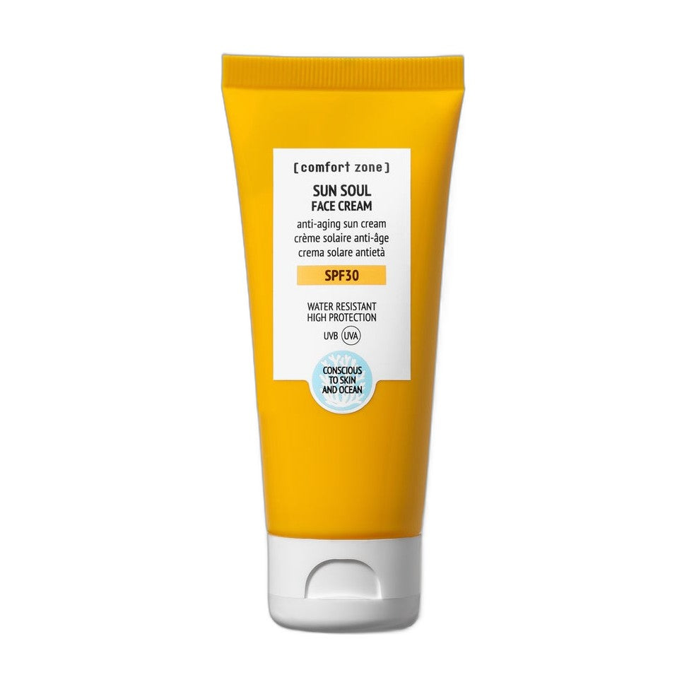 Sun Soul Face Cream SPF30 Comfort Zone — антивіковий сонцезахисний крем для обличчя spf30