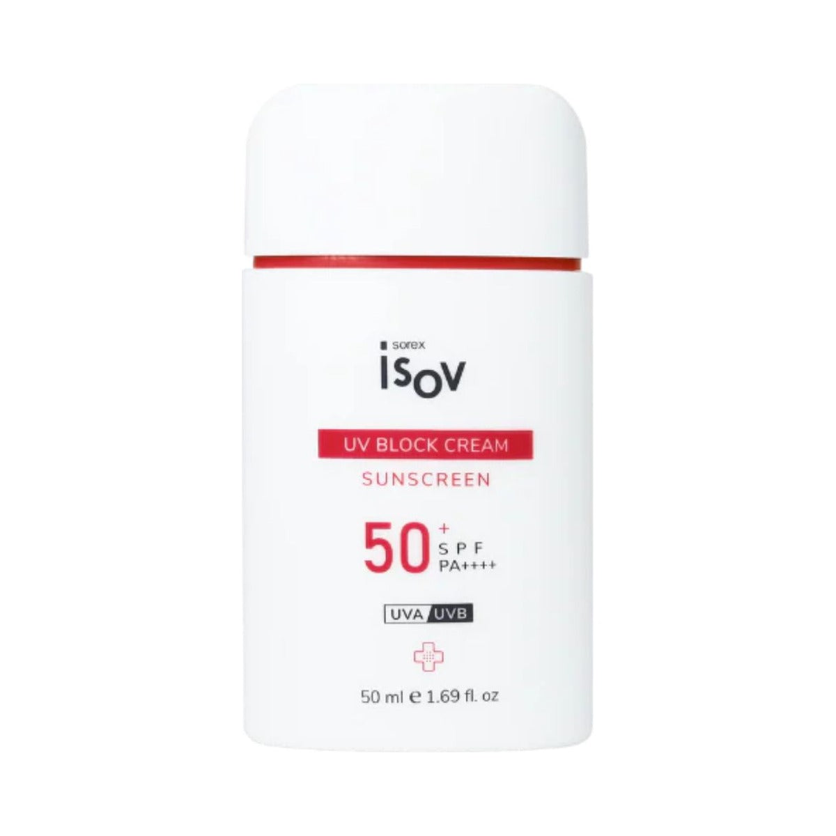 UV Block SPF 50 iSOV Sorex — сонцезахисний крем SPF 50 з антивіковою дією
