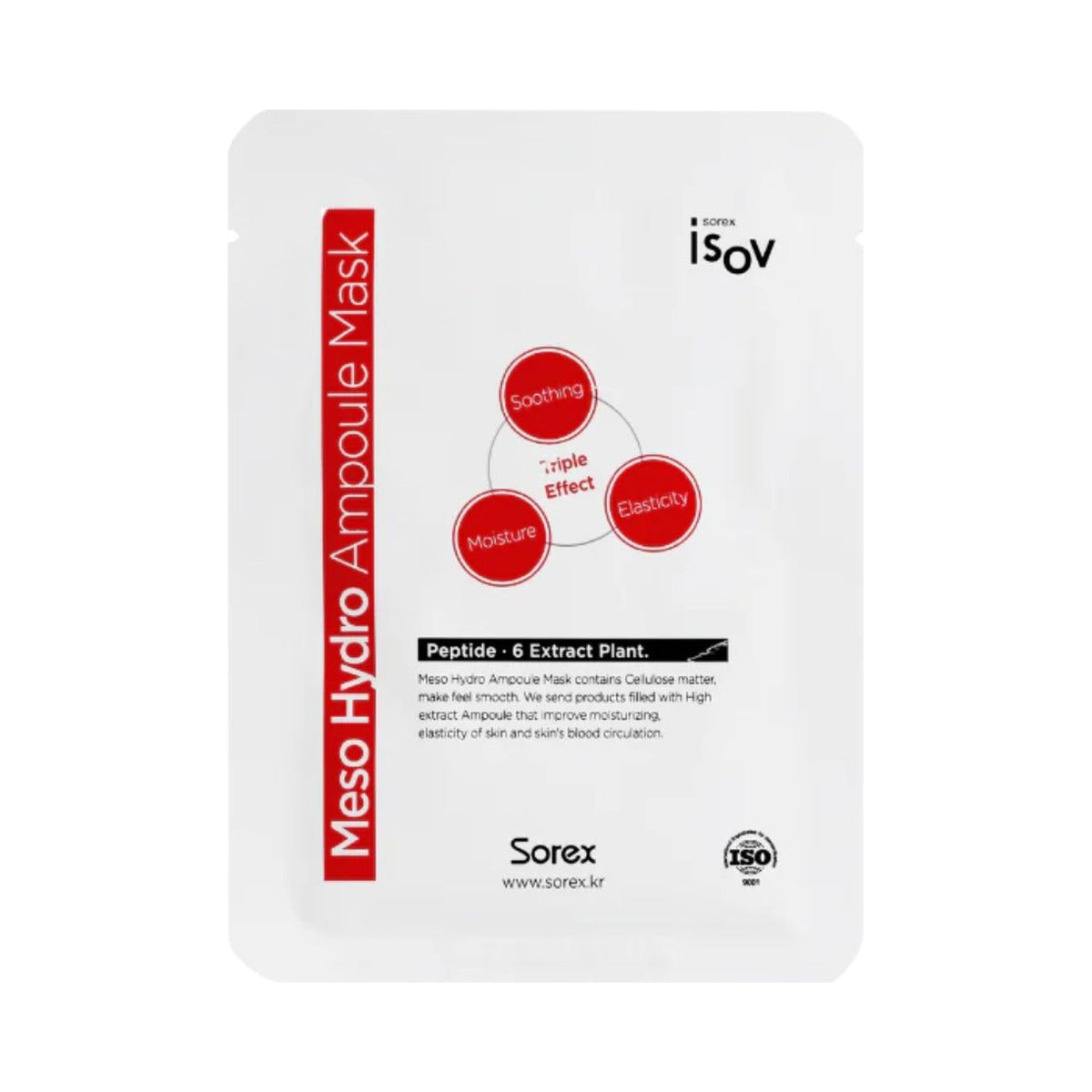 Meso Hydro Ampoule Mask iSOV Sorex — зволожувальна тканинна маска