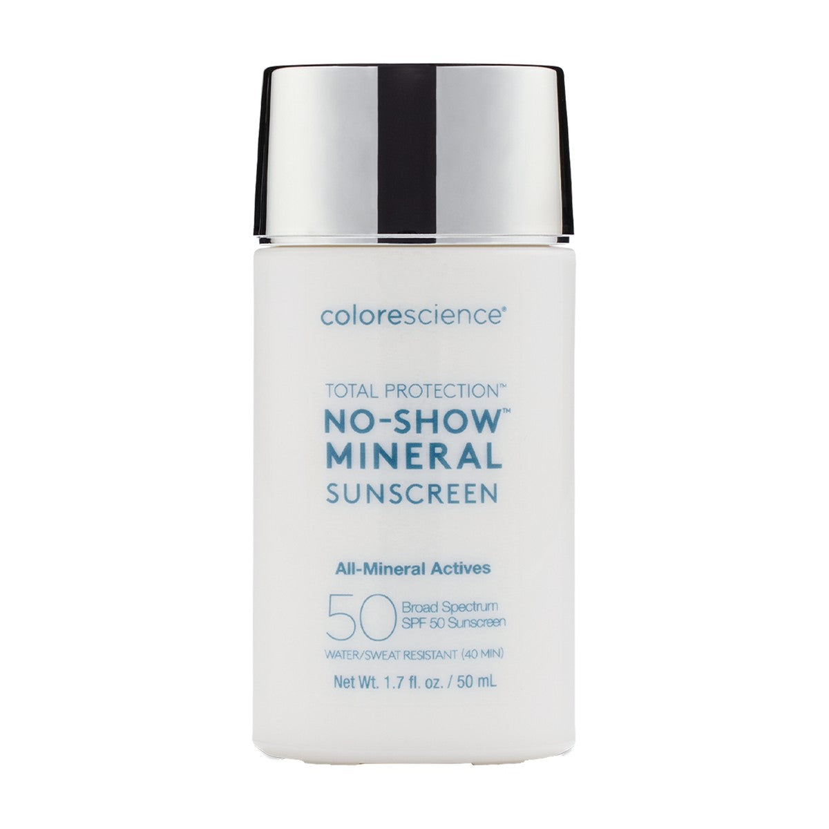 No-Show Mineral Sunscreen SPF 50 Colorescience — прозорий мінеральний сонцезахисний флюїд