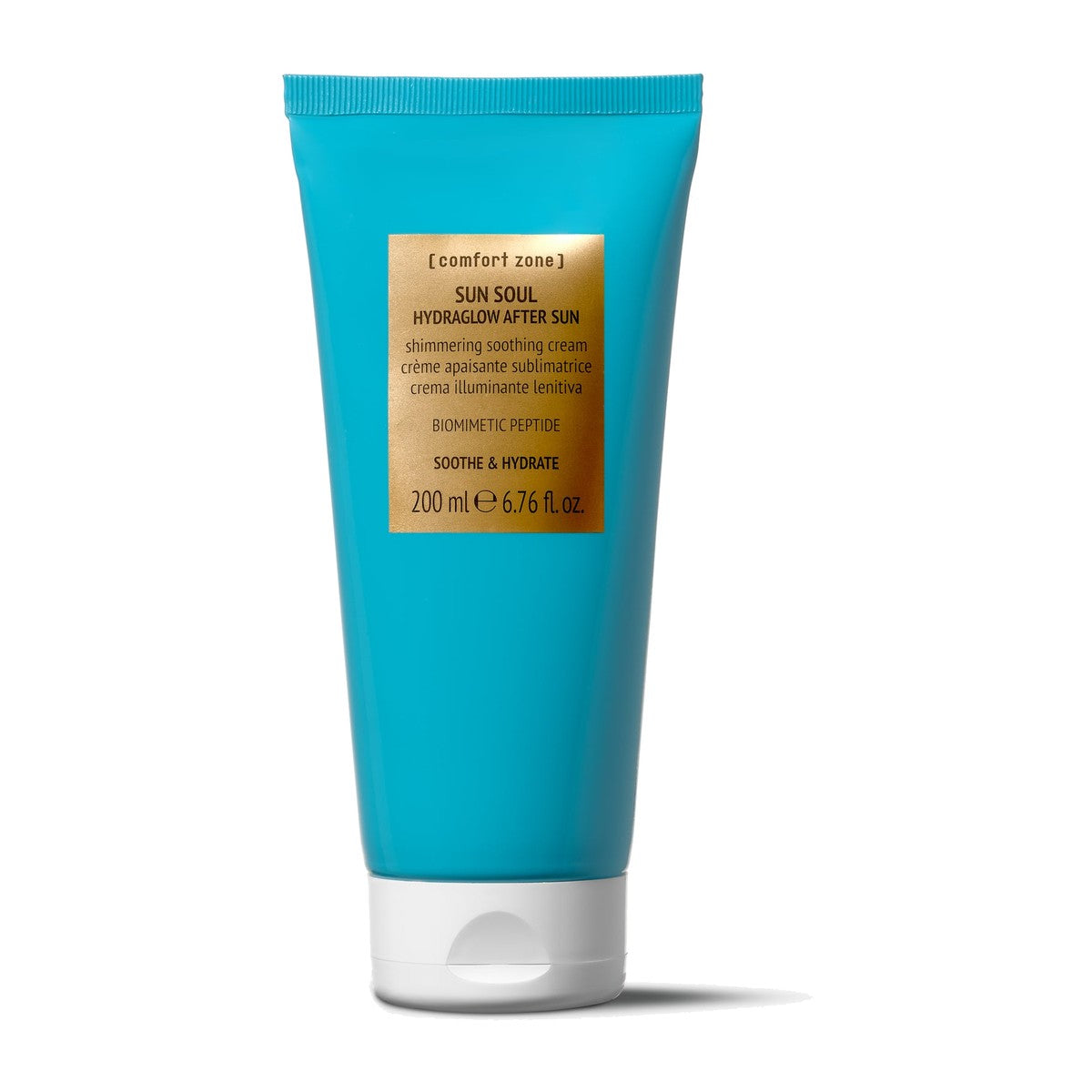 Sun Soul Aftersun Glow Comfort Zone — зволожувальний крем після засмаги з мерехтінням